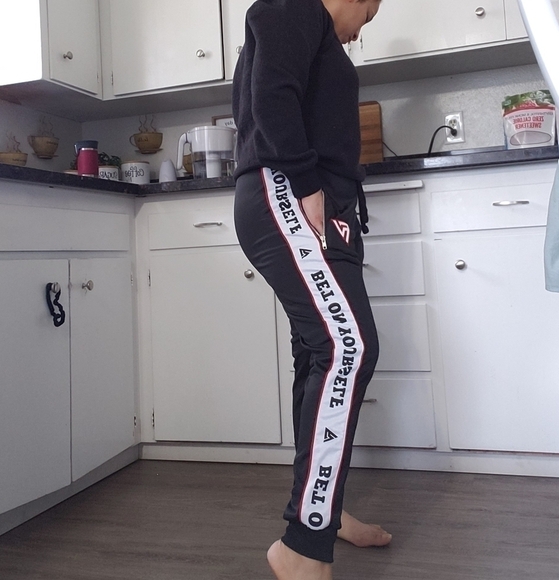 Fred Vanvleet BE ON YOURSELF  unisex sweatpants, Size L - Picture 5 of 15